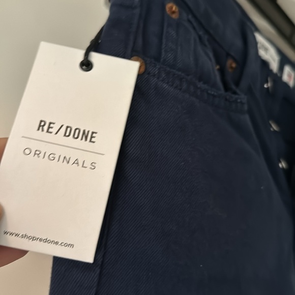 NWT re/done jeans navy blue - Picture 3 of 8